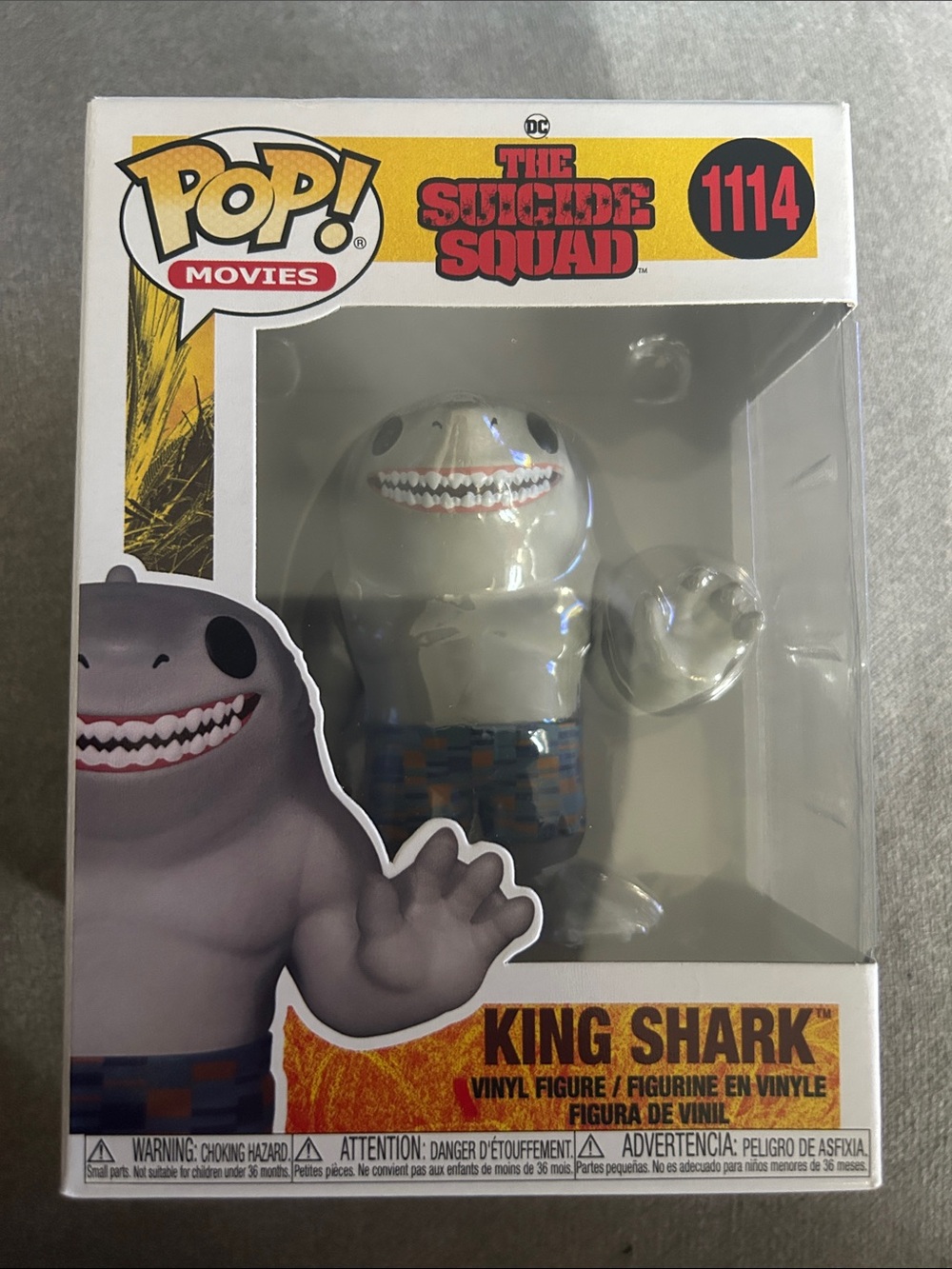Funko Pop! Movies: DC The Suicide Squad - King Shark #1114 Vinyl Figure